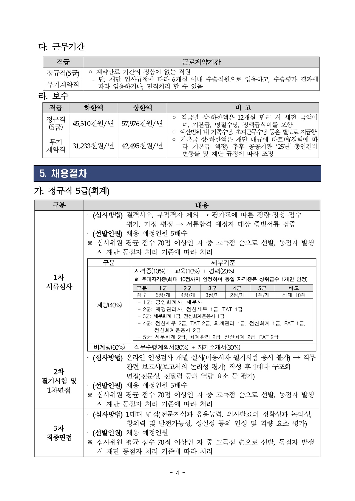 2025년 세종학당재단 정규직, 무기계약직 채용 공고